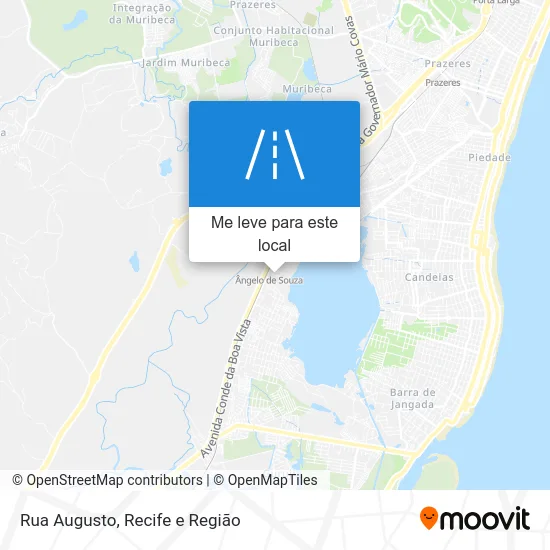 Rua Augusto mapa