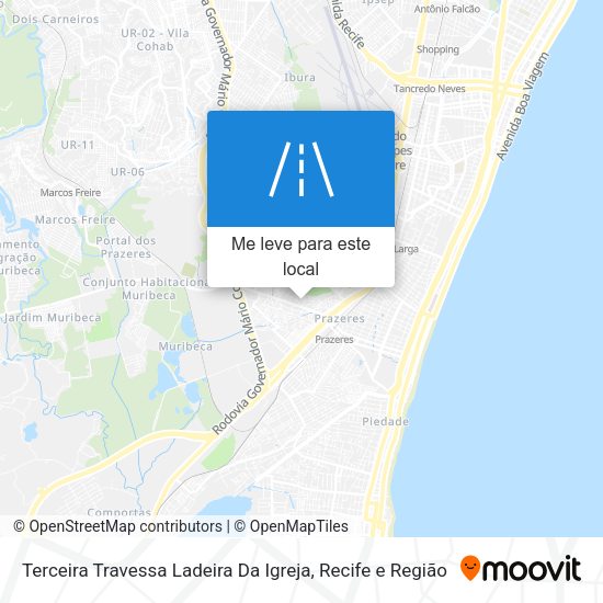 Terceira Travessa Ladeira Da Igreja mapa