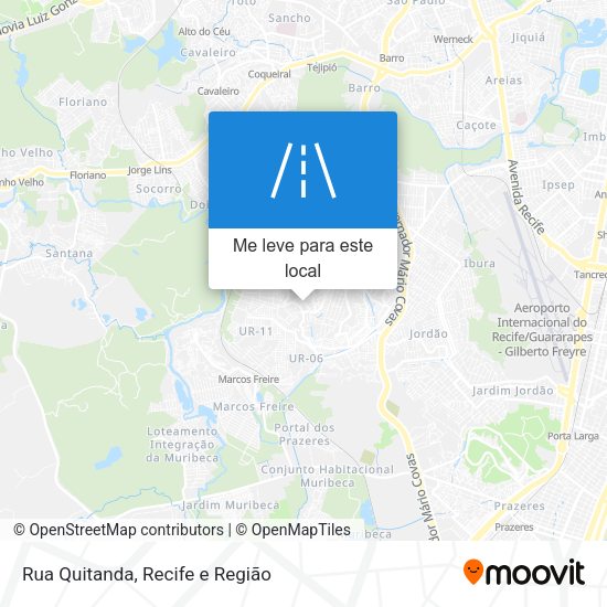 Rua Quitanda mapa