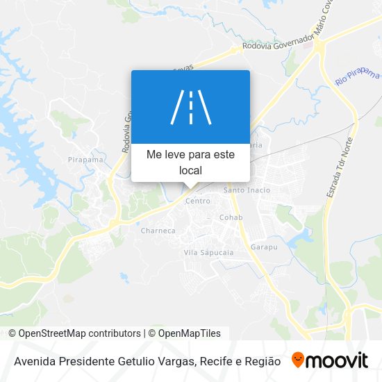 Avenida Presidente Getulio Vargas mapa
