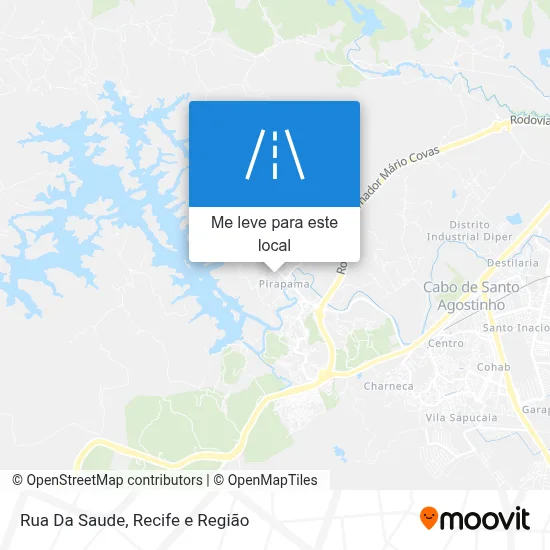Rua Da Saude mapa