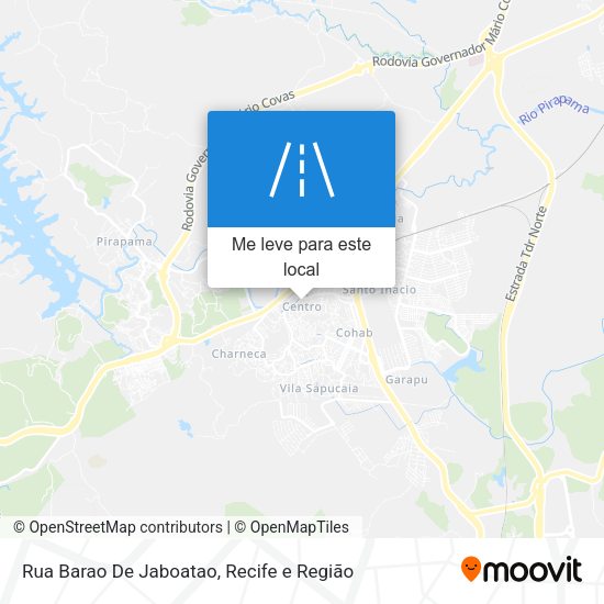 Rua Barao De Jaboatao mapa