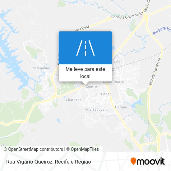 Rua Vigário Queiroz mapa