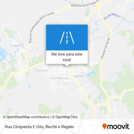 Rua Cinquenta E Oito mapa