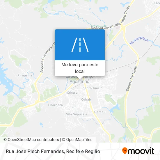 Rua Jose Plech Fernandes mapa