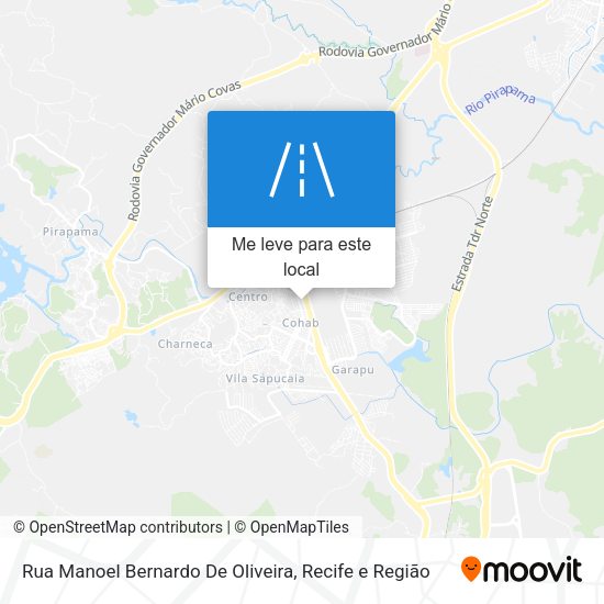 Rua Manoel Bernardo De Oliveira mapa