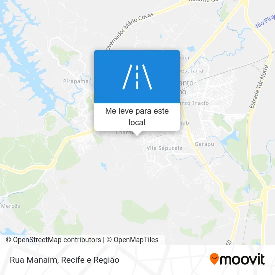 Rua Manaim mapa