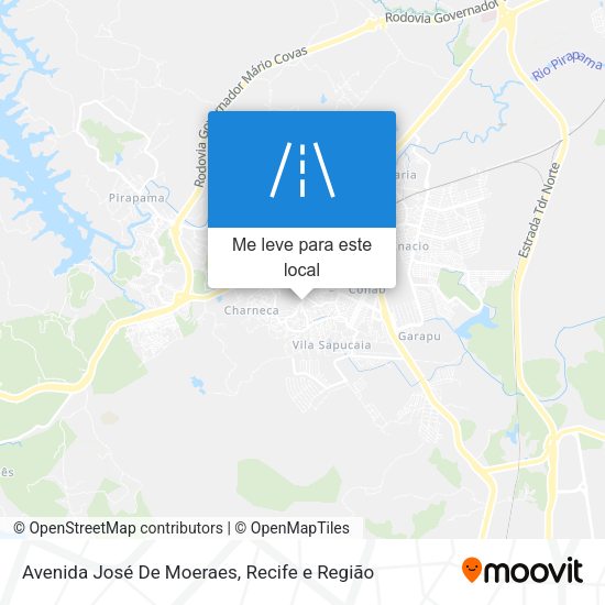 Avenida José De Moeraes mapa