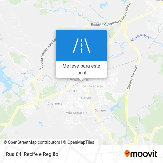 Rua 84 mapa