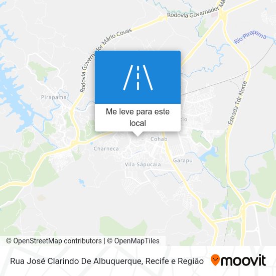 Rua José Clarindo De Albuquerque mapa