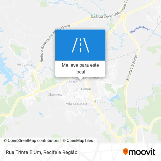 Rua Trinta E Um mapa