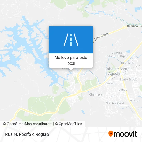 Rua N mapa
