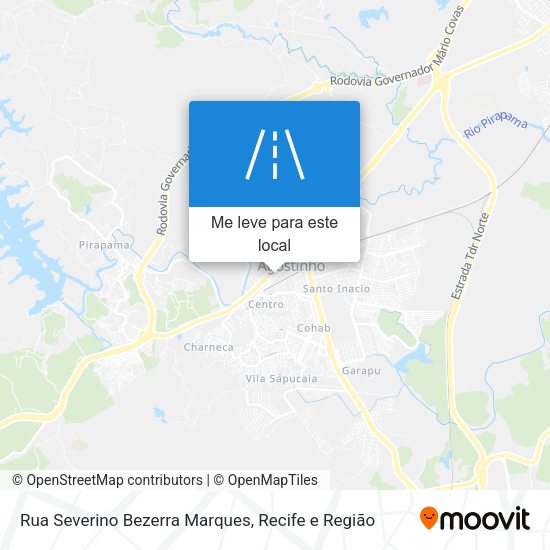 Rua Severino Bezerra Marques mapa