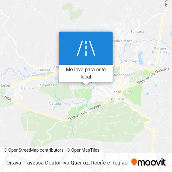 Oitava Travessa Doutor Ivo Queiroz mapa