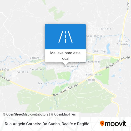 Rua Angela Carneiro Da Cunha mapa