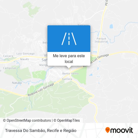Travessa Do Sambão mapa