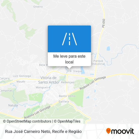 Rua José Carneiro Neto mapa