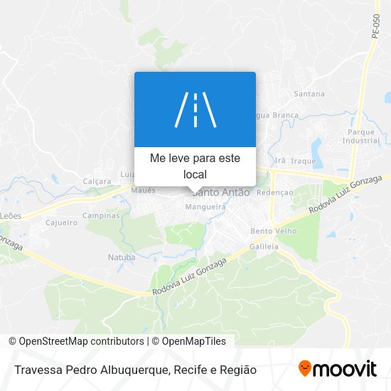 Travessa Pedro Albuquerque mapa