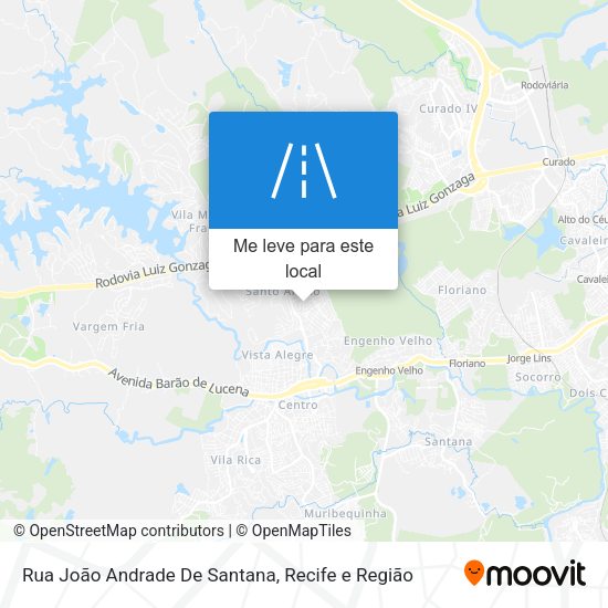 Rua João Andrade De Santana mapa