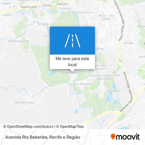 Avenida Rio Beberibe mapa