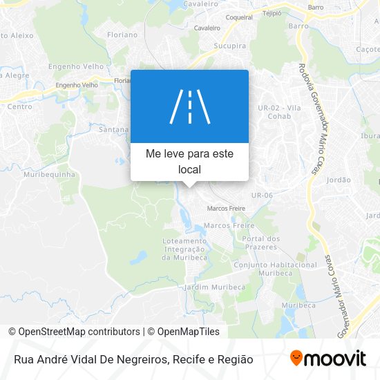 Rua André Vidal De Negreiros mapa