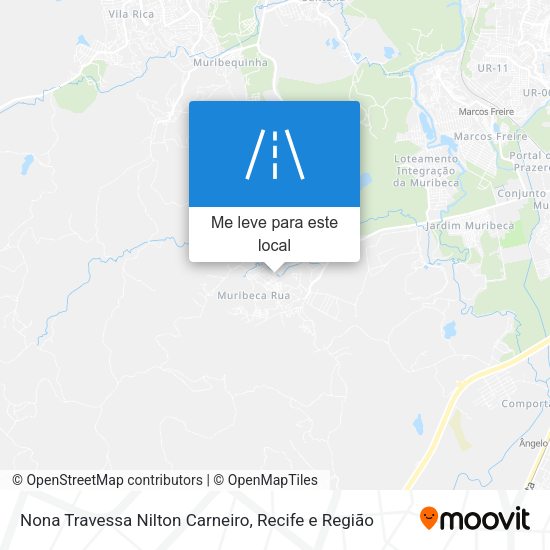 Nona Travessa Nilton Carneiro mapa