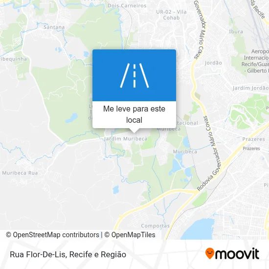 Rua Flor-De-Lis mapa