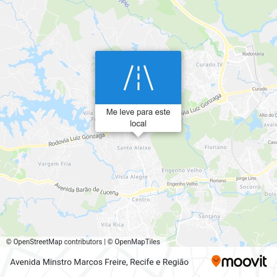 Avenida Minstro Marcos Freire mapa