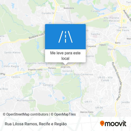 Rua Lilosa Ramos mapa