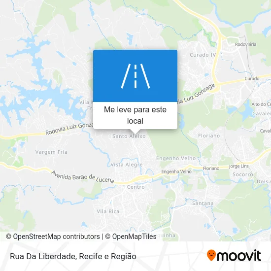Rua Da Liberdade mapa