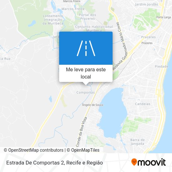 Estrada De Comportas 2 mapa