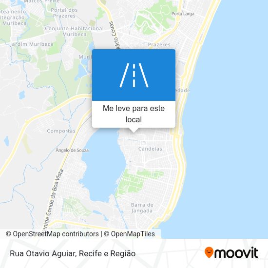 Rua Otavio Aguiar mapa