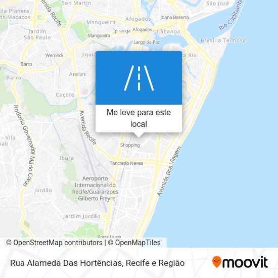 Rua Alameda Das Hortências mapa