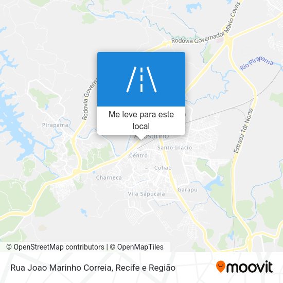 Rua Joao Marinho Correia mapa