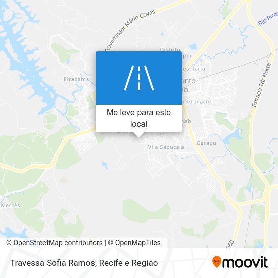 Travessa Sofia Ramos mapa