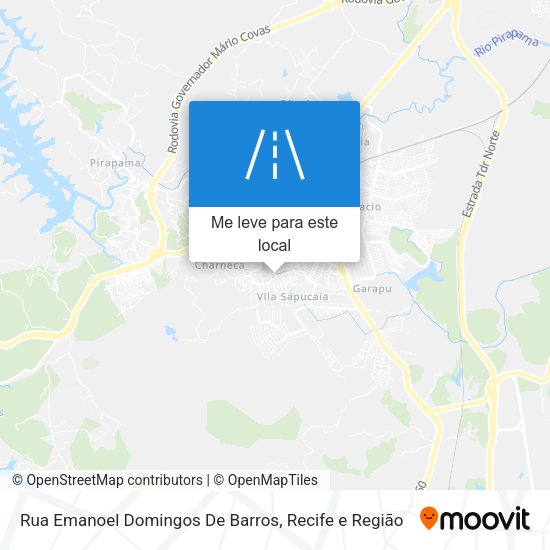 Rua Emanoel Domingos De Barros mapa