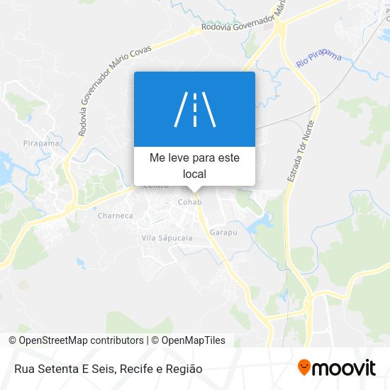 Rua Setenta E Seis mapa