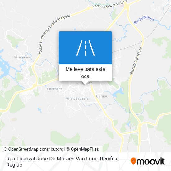 Rua Lourival Jose De Moraes Van Lune mapa