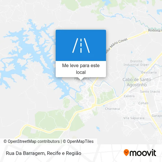 Rua Da Barragem mapa