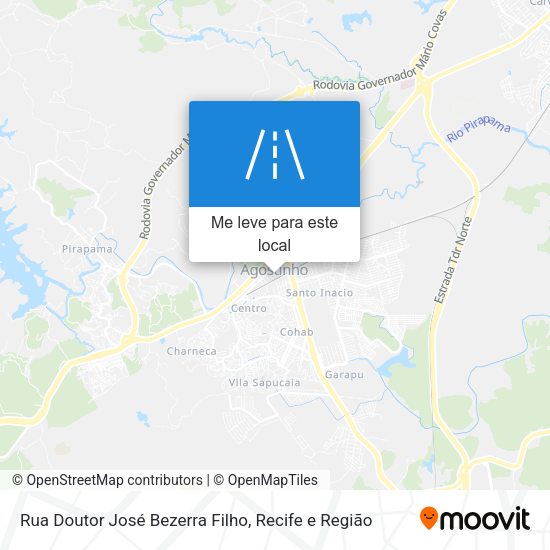 Rua Doutor José Bezerra Filho mapa