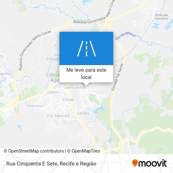 Rua Cinquenta E Sete mapa