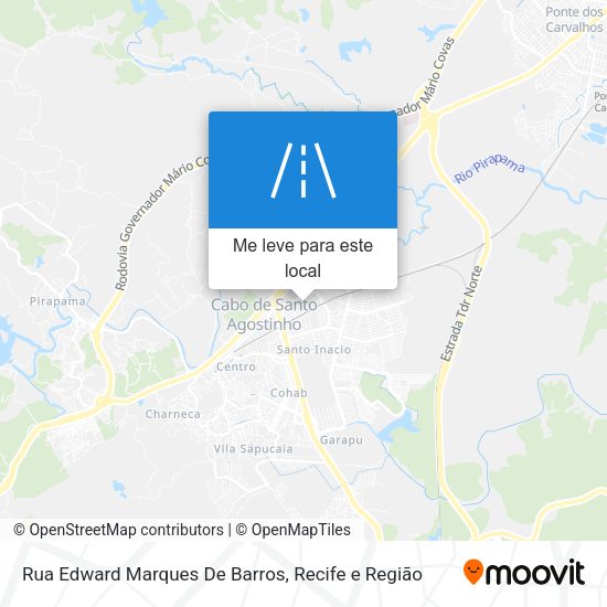 Rua Edward Marques De Barros mapa