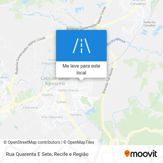 Rua Quarenta E Sete mapa