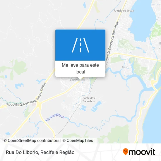 Rua Do Liborio mapa