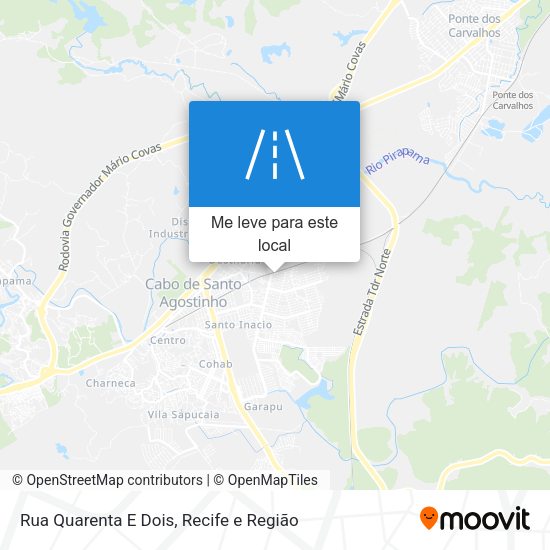 Rua Quarenta E Dois mapa