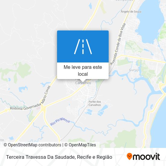 Terceira Travessa Da Saudade mapa