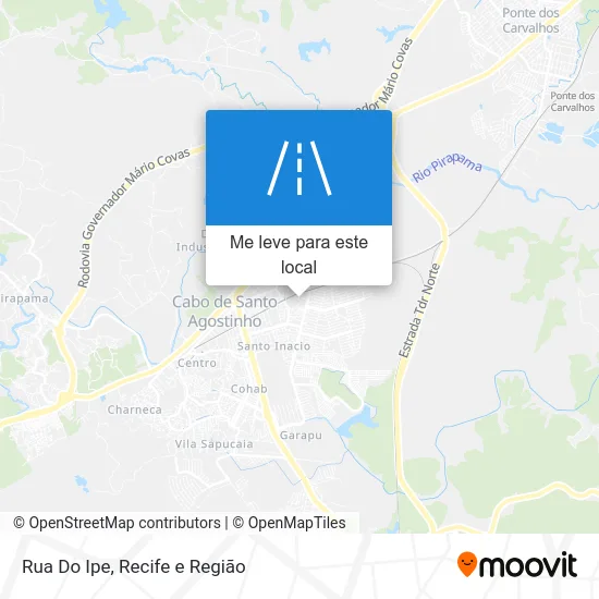 Rua Do Ipe mapa
