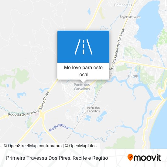 Primeira Travessa Dos Pires mapa