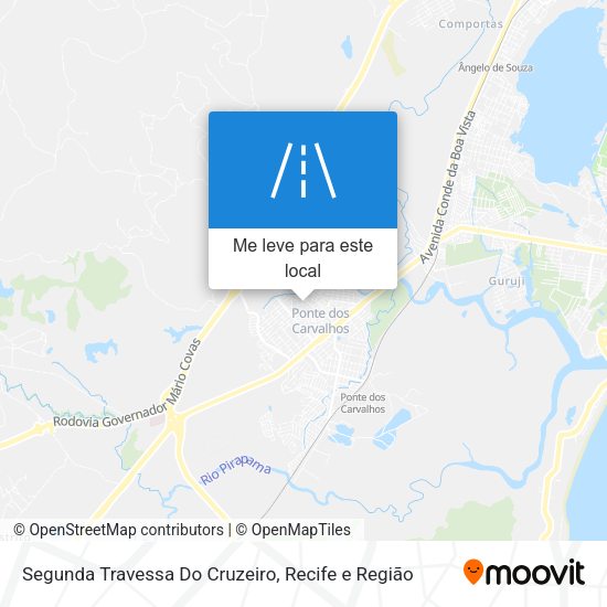 Segunda Travessa Do Cruzeiro mapa