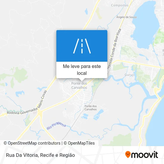Rua Da Vitoria mapa